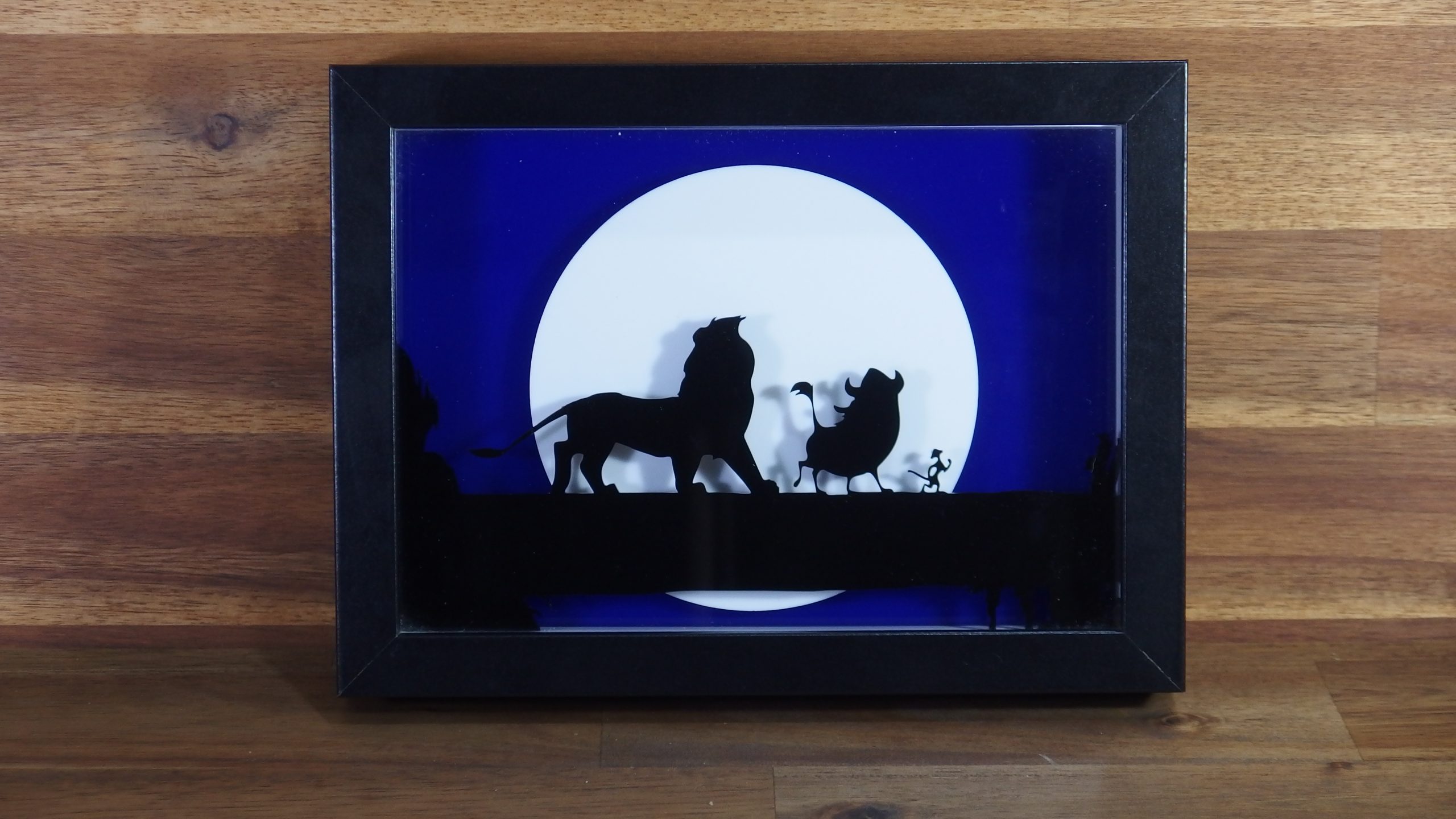 The Lion King 3D framed Art Shadow Box – LostEcho Designs